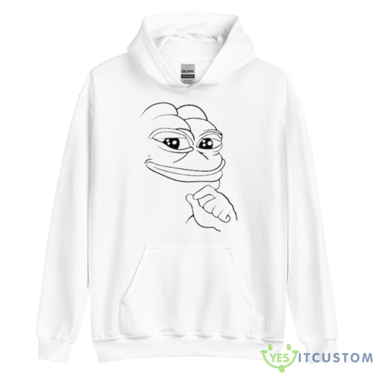 Haider Pepe Frog Shirt 11 Haider Pepe Frog Shirt - Unisex Heavy Blend Hooded Sweatshirt