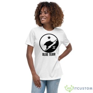Halo Game Blue Team Shirt - Women's Relaxed Short Sleeve Jersey Tee