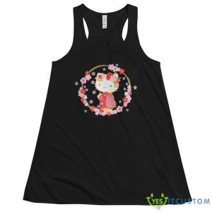 Hello Kitty Sakura Christmas Sweatshirt 9 Hello Kitty Sakura Christmas Sweatshirt - 8800 Women's Flowy Racerback Tank