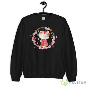 Hello Kitty Sakura Christmas Sweatshirt - 18000 Unisex Heavy Blend Crewneck Sweatshirt