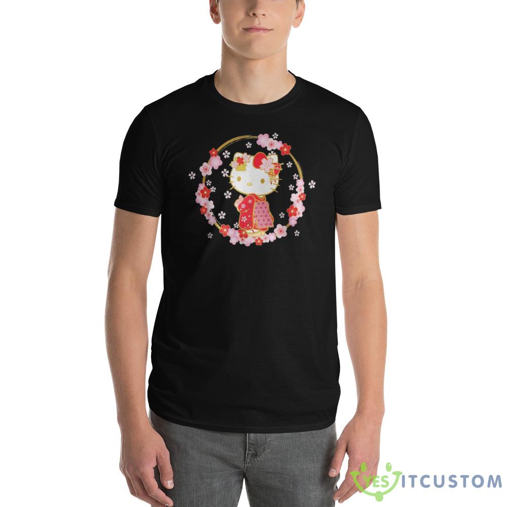 Hello Kitty Sakura Christmas Sweatshirt 5 Hello Kitty Sakura Christmas Sweatshirt - 980 Lightweight Fashion Short Sleeve T-Shirt