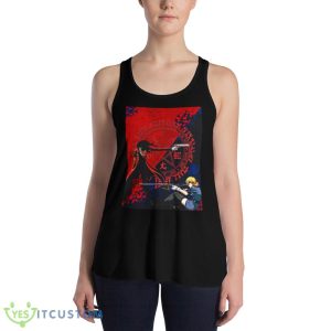 Hellsing Anime Art Graphic Graphics Shirt 7 Hellsing Anime Art Graphic Graphics Shirt - 8800 Women's Flowy Racerback Tank
