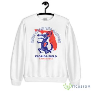 Here Come The Gators Vintage Florida Field Gainesville Shirt - Unisex Heavy Blend Crewneck Sweatshirt