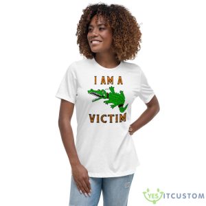 I Am A Victim Shirt - Women's Relaxed Short Sleeve Jersey Tee