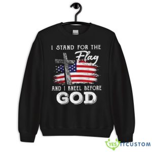 I Stand For The Flag And I Kneel Before God Memorial Day T Shirt - 18000 Unisex Heavy Blend Crewneck Sweatshirt