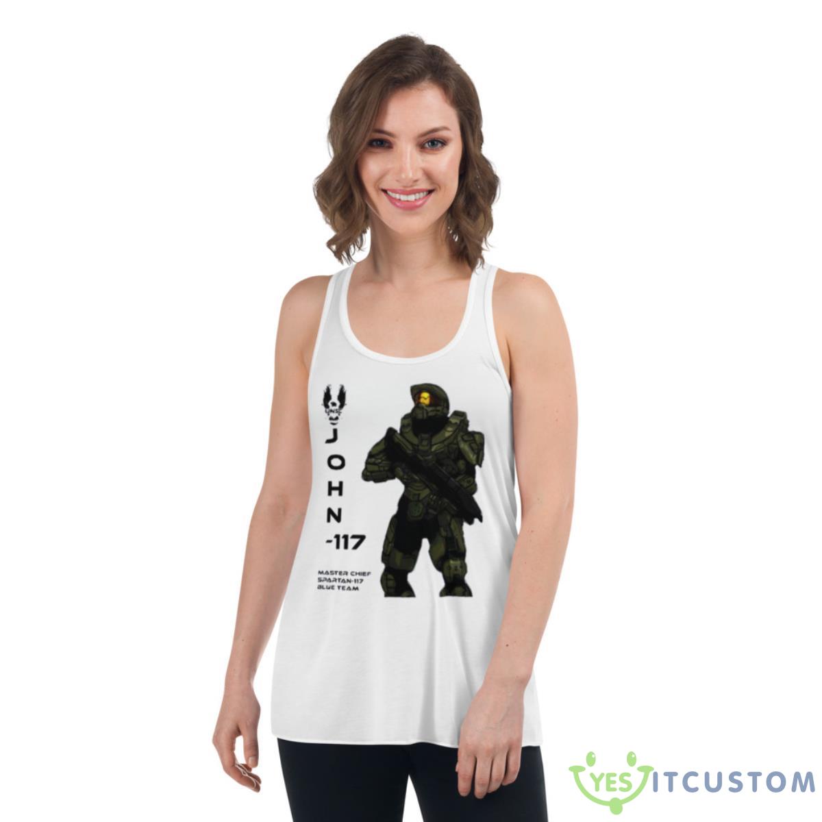 I’m With The Chief Halo Game Shirt 4 I’m With The Chief Halo Game Shirt - Women's Flowy Racerback Tank