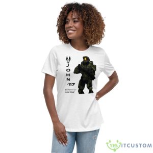 I’m With The Chief Halo Game Shirt 9 I’m With The Chief Halo Game Shirt - Women's Relaxed Short Sleeve Jersey Tee