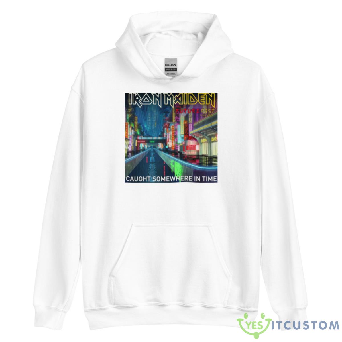 Iron Maiden Caught Somewhere In Time The Future Past Tour 2023 Shirt 3 Iron Maiden Caught Somewhere In Time The Future Past Tour 2023 Shirt - Unisex Heavy Blend Hooded Sweatshirt