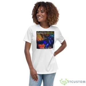 Iron Maiden Heaven Can Wait The Future Past Tour 2023 Shirt 9 Iron Maiden Heaven Can Wait The Future Past Tour 2023 Shirt - Women's Relaxed Short Sleeve Jersey Tee