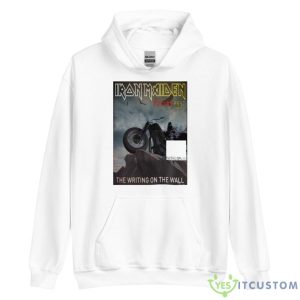 Iron Maiden The Writing On The Wall The Future Past Tour 2023 Shirt - Unisex Heavy Blend Hooded Sweatshirt