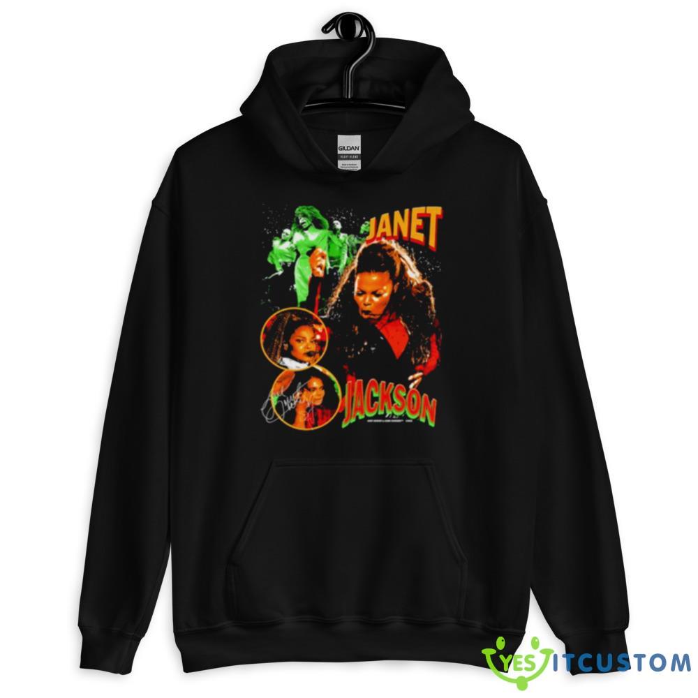 Janet Jackson singer signature shirt 13 Janet Jackson singer signature shirt - 18500 Unisex Heavy Blend Hooded Sweatshirt