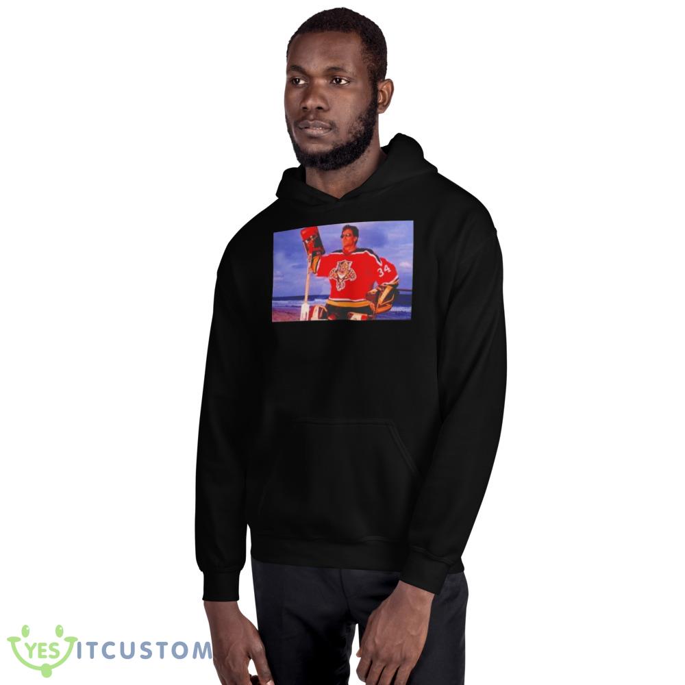 John Vanbiesbrouck Florida Panthers Design Shirt 2 John Vanbiesbrouck Florida Panthers Design Shirt - 18500 Unisex Heavy Blend Hooded Sweatshirt