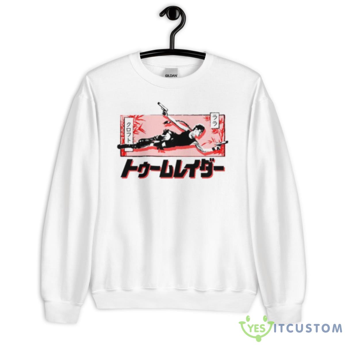 Kanji Design Lara Croft Tomb Raider Shirt 11 Kanji Design Lara Croft Tomb Raider Shirt - Unisex Heavy Blend Crewneck Sweatshirt