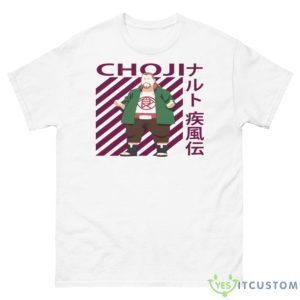 Kanji Graphic Choji Akimichi Naruto Shippuden Shirt - 500 Men’s Classic Tee Gildan
