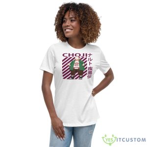 Kanji Graphic Choji Akimichi Naruto Shippuden Shirt - Women's Relaxed Short Sleeve Jersey Tee