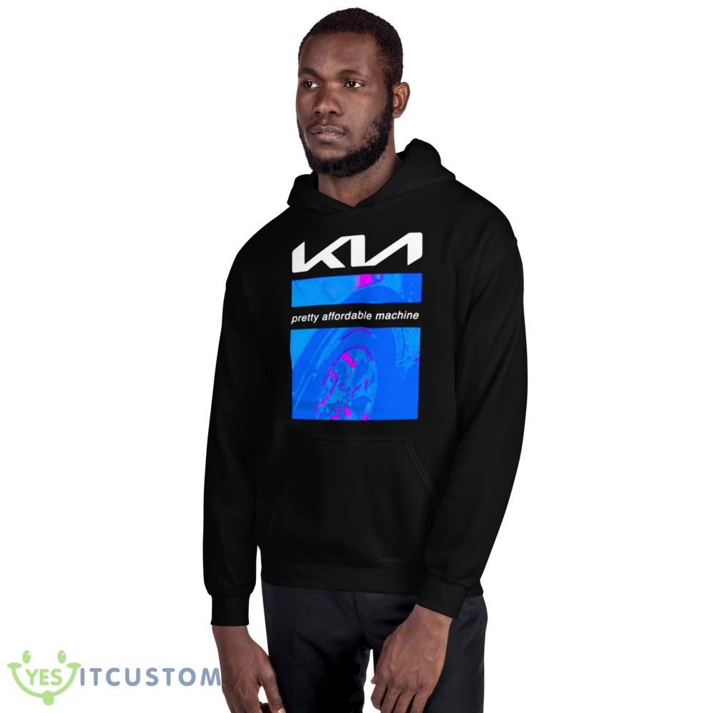 Kia Pretty Affordable Machine Graphics Shirt 2 Kia Pretty Affordable Machine Graphics Shirt - 18500 Unisex Heavy Blend Hooded Sweatshirt