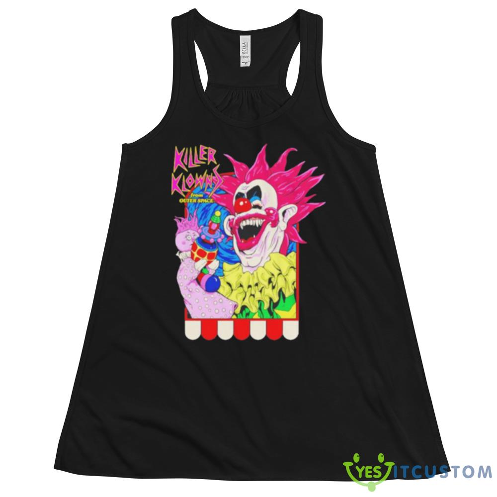 Killer klowns spikey’s puppet show shirt 4 Killer klowns spikey’s puppet show shirt - 8800 Women's Flowy Racerback Tank