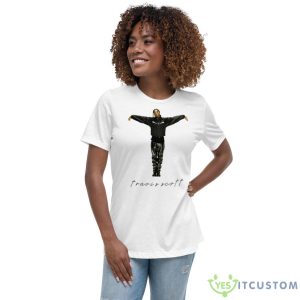 La Flame Scott Travis Scott UTOPIA Signature T Shirt - Women's Relaxed Short Sleeve Jersey Tee