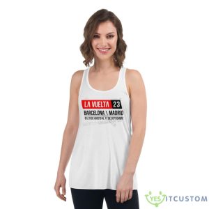 La Vuelta A España 2023 Tour Shirt 8 La Vuelta A España 2023 Tour Shirt - Women's Flowy Racerback Tank