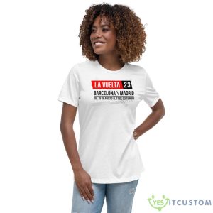 La Vuelta A España 2023 Tour Shirt 9 La Vuelta A España 2023 Tour Shirt - Women's Relaxed Short Sleeve Jersey Tee