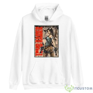 Lara Croft Tomb Raider Shirt 7 Lara Croft Tomb Raider Shirt - Unisex Heavy Blend Hooded Sweatshirt
