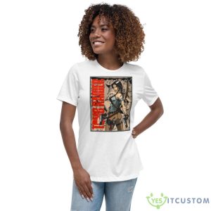 Lara Croft Tomb Raider Shirt 9 Lara Croft Tomb Raider Shirt - Women's Relaxed Short Sleeve Jersey Tee