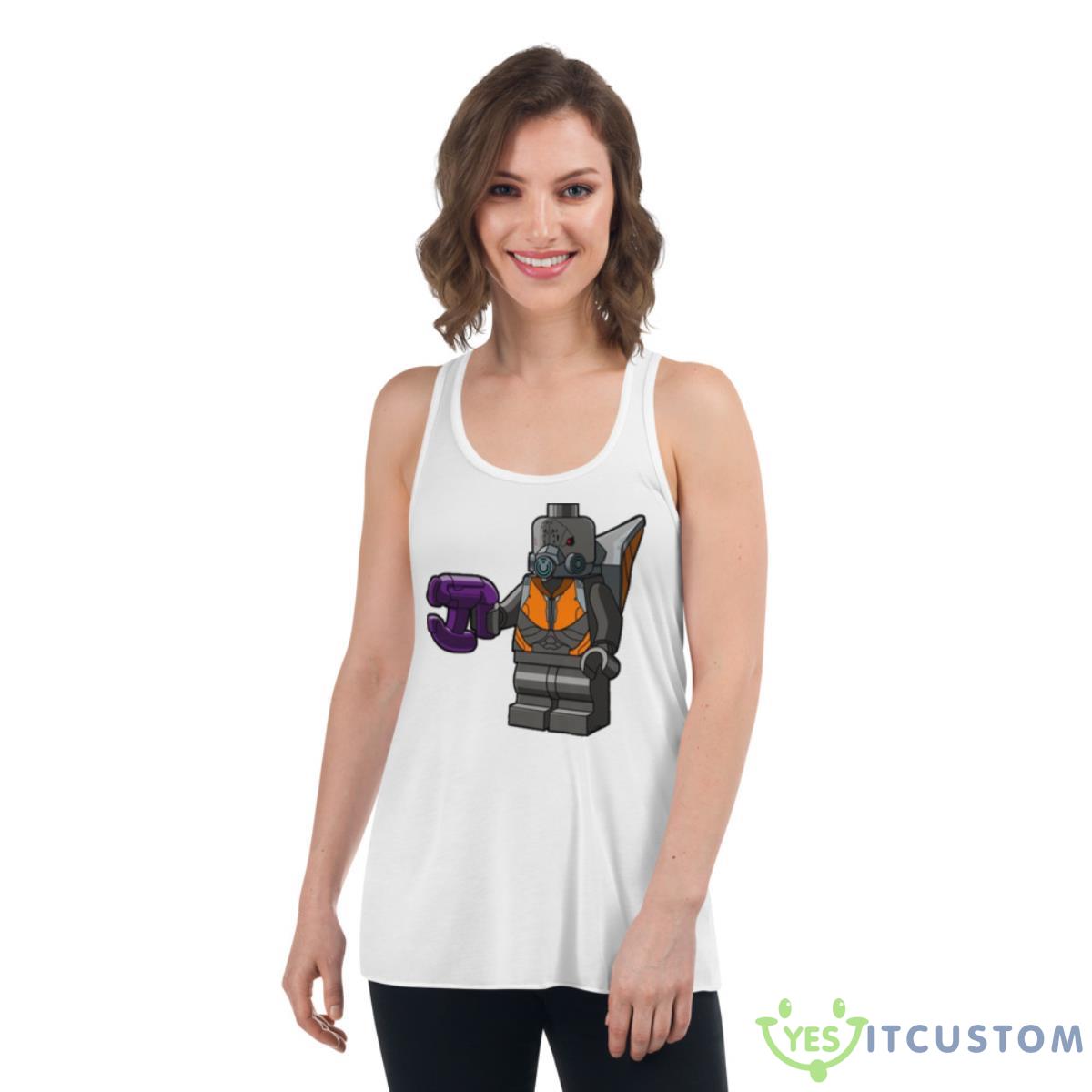 Lego Grunt Orange Halo Game Shirt 4 Lego Grunt Orange Halo Game Shirt - Women's Flowy Racerback Tank