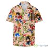 Light Pink Floral Luffy Summer Hawaiian Shirt Product Photo 1