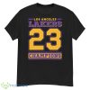 Los Angeles Lakers Basketball Champions 2023 Edition Varsity T-Shirt - G500 Men’s Classic T-Shirt