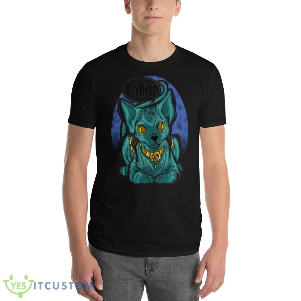 Lying Cat Fanart From Saga Comic Graphics Shirt 4 Lying Cat Fanart From Saga Comic Graphics Shirt - 980 Lightweight Fashion Short Sleeve T-Shirt