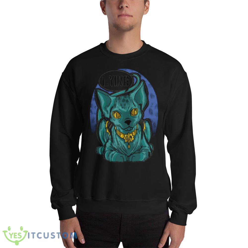 Lying Cat Fanart From Saga Comic Graphics Shirt 10 Lying Cat Fanart From Saga Comic Graphics Shirt - 18000 Unisex Heavy Blend Crewneck Sweatshirt