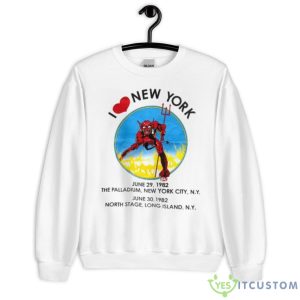 MAIDEN REMASTERED I HEART NEW YORK Shirt - Unisex Heavy Blend Crewneck Sweatshirt
