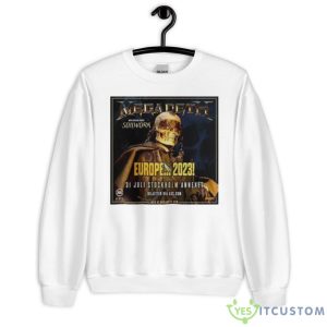 Megadeth Sweden With Special Guest Soilwork Europe 2023 Fan Gifts T Shirt - Unisex Heavy Blend Crewneck Sweatshirt