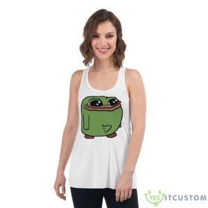 Memes Coin Frog Shirt - Women's Flowy Racerback Tank
