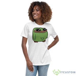 Memes Coin Frog Shirt - Women's Relaxed Short Sleeve Jersey Tee