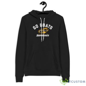 Memphis Showboats Go Boats Design Black Shirt - 3719 Unisex Fleece Pullover Hoodie