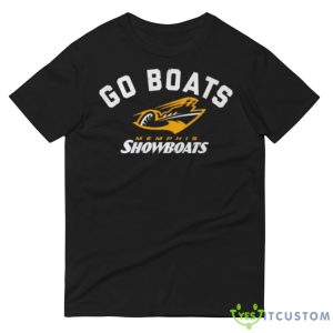 Memphis Showboats Go Boats Design Black Shirt - 980 Lightweight Fashion Short Sleeve T-Shirt