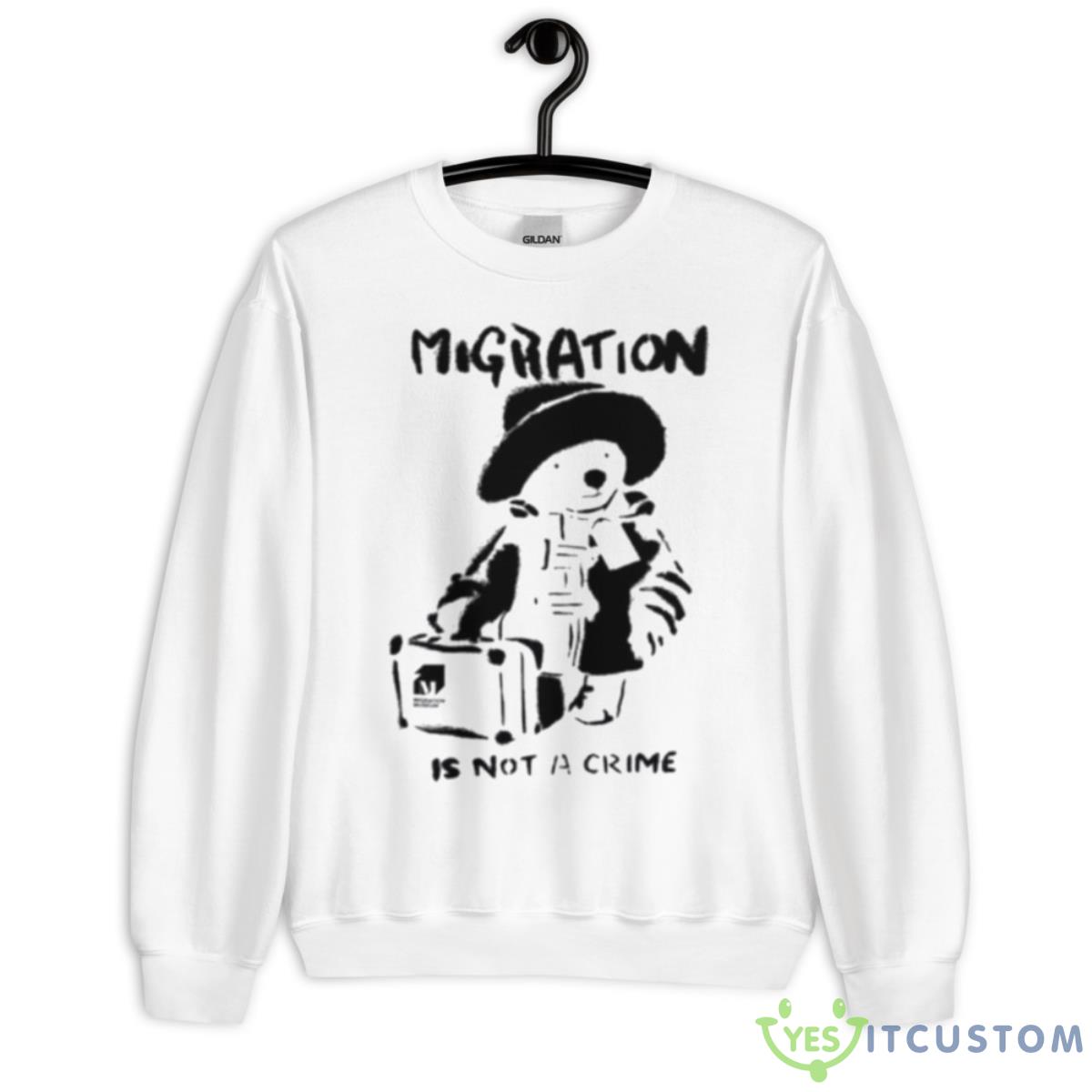 Migration Is Not A Crime Shirt 2 Migration Is Not A Crime Shirt - Unisex Heavy Blend Crewneck Sweatshirt