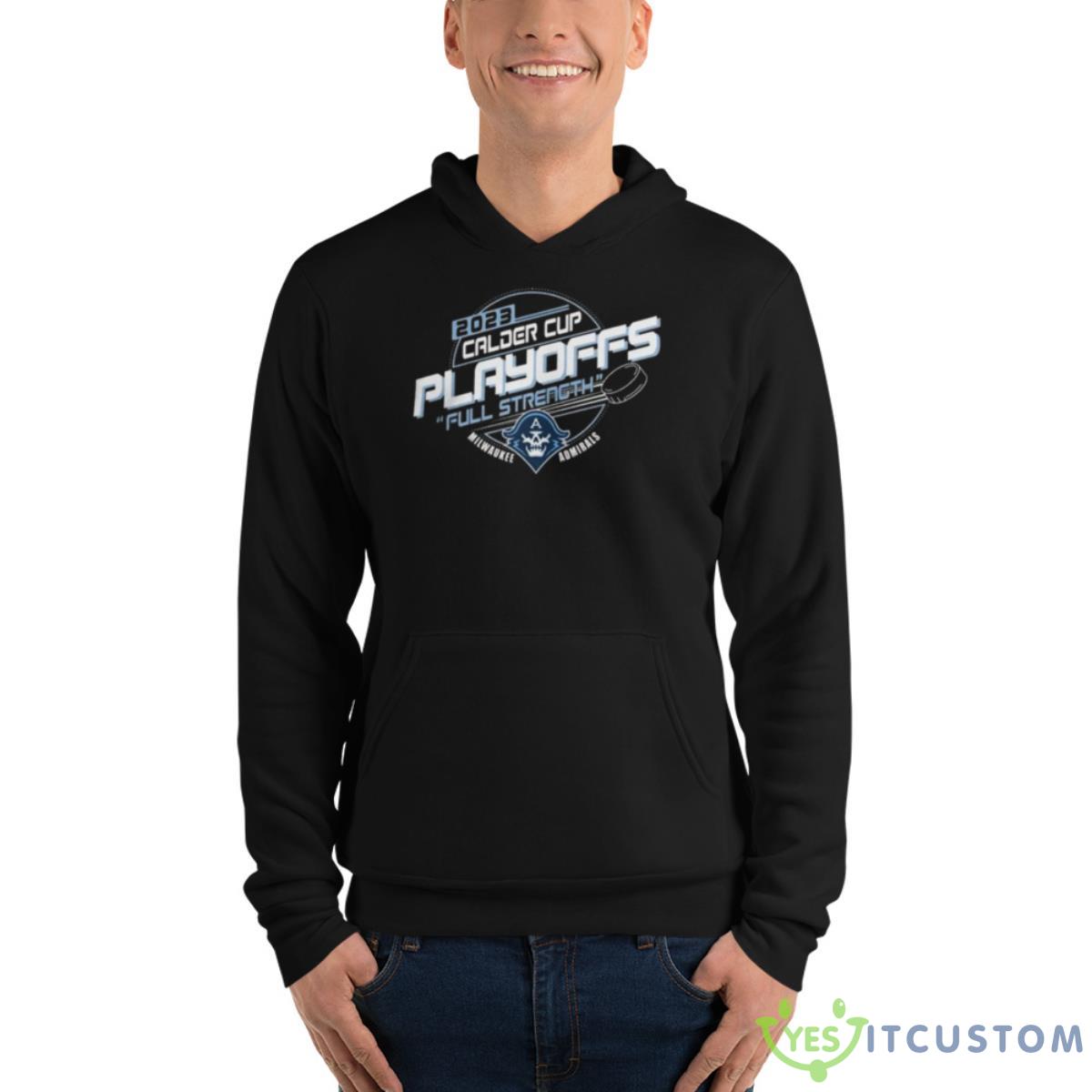 Milwaukee Admirals 2023 Calder Cup Playoffs Shirt 4 Milwaukee Admirals 2023 Calder Cup Playoffs Shirt - Unisex Fleece Pullover Hoodie