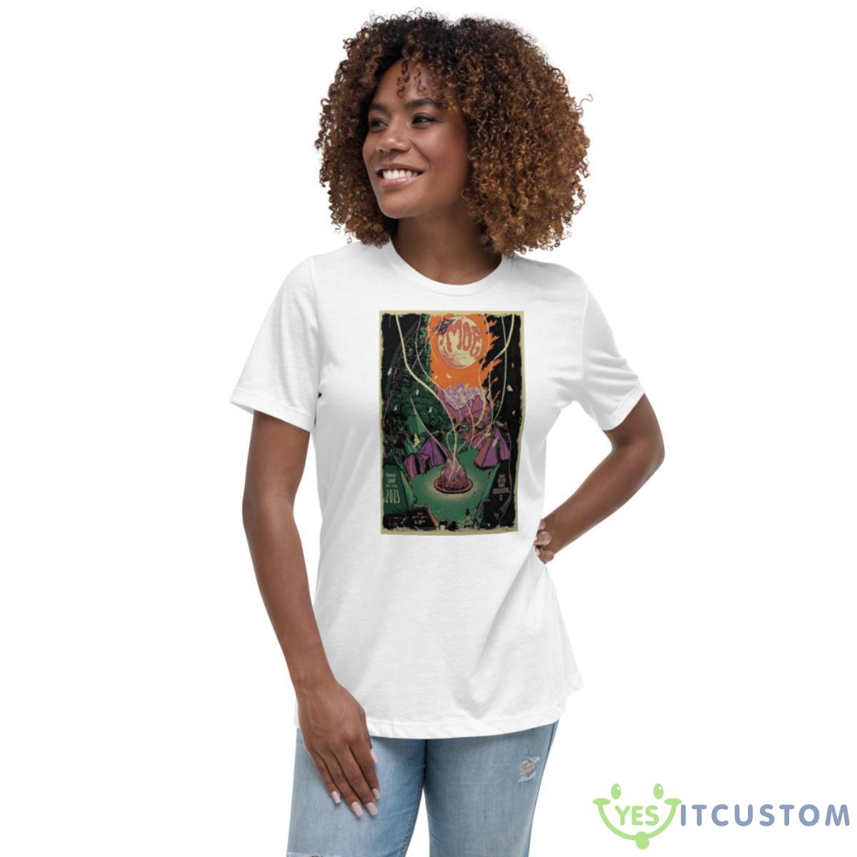Moe Band Chillicothe, IL 2023 Poster Shirt 5 Moe Band Chillicothe, IL 2023 Poster Shirt - Women's Relaxed Short Sleeve Jersey Tee