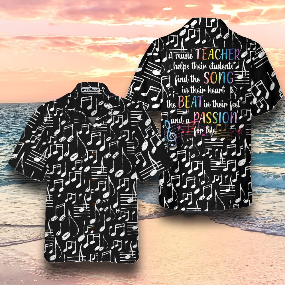 Musical Notes Pattern A Music Teacher Hawaiian Shirt Stylish Music Teacher Aloha Shirt Unique Music Teacher Appreciation Gift 2 Musical Notes Pattern A Music Teacher Hawaiian Shirt Stylish Music Teacher Aloha Shirt Unique Music Teacher Appreciation Gift - 090523-173837