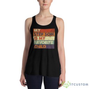 My Step Son is my Favorite Graphics Shirt - 8800 Women's Flowy Racerback Tank