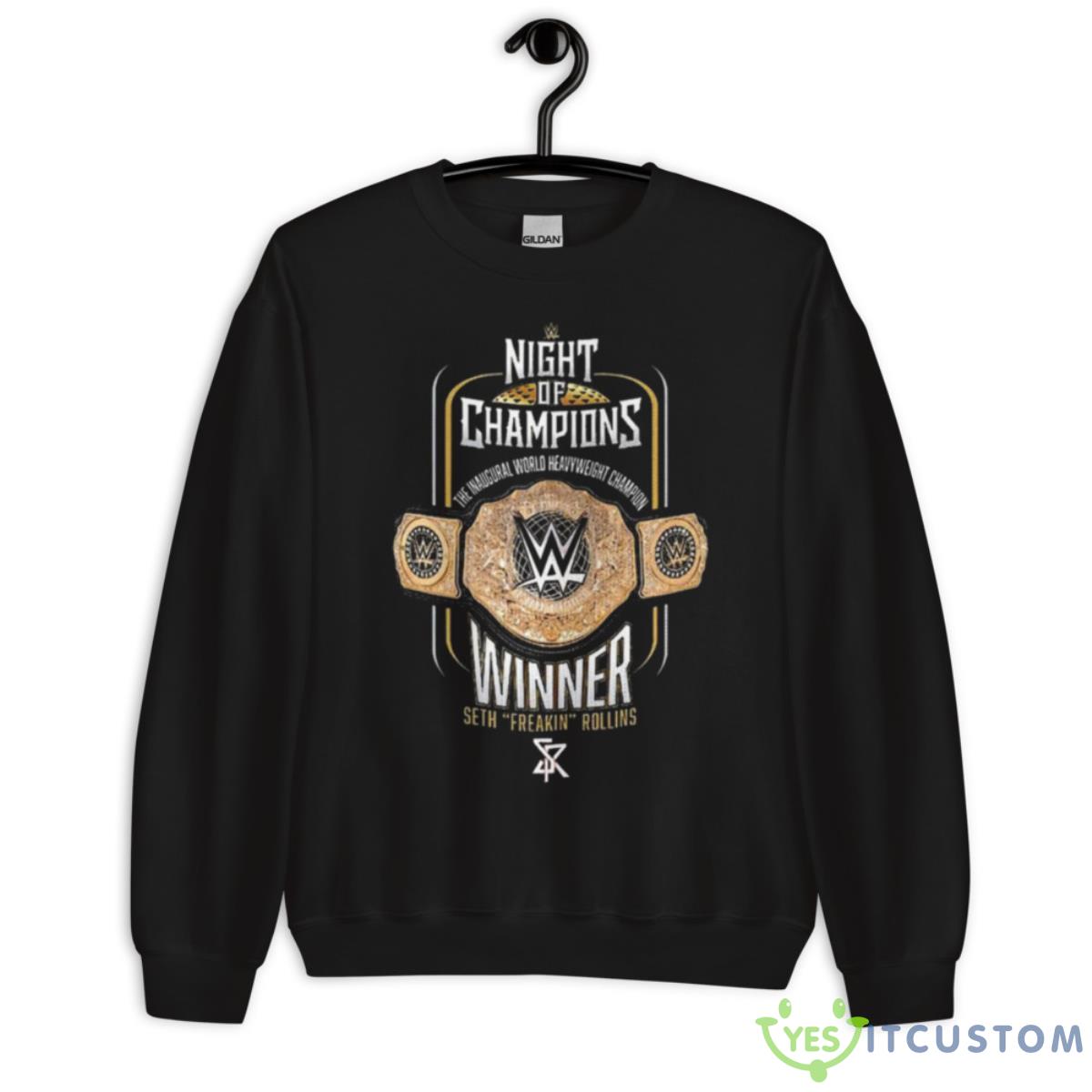 Night Of Champions The Inaugural World Heavyweight Champion Winner Seth Freakin Rollins Shirt 3 Night Of Champions The Inaugural World Heavyweight Champion Winner Seth Freakin Rollins Shirt - Unisex Crewneck Sweatshirt