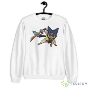 Ninja Felyne Monster Hunter Rise shirt - Unisex Heavy Blend Crewneck Sweatshirt