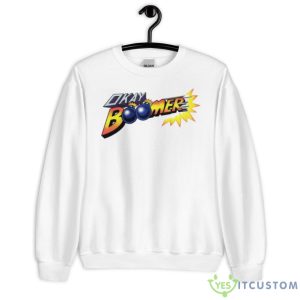 Okay Bomber Man Logo Game Shirt - Unisex Heavy Blend Crewneck Sweatshirt