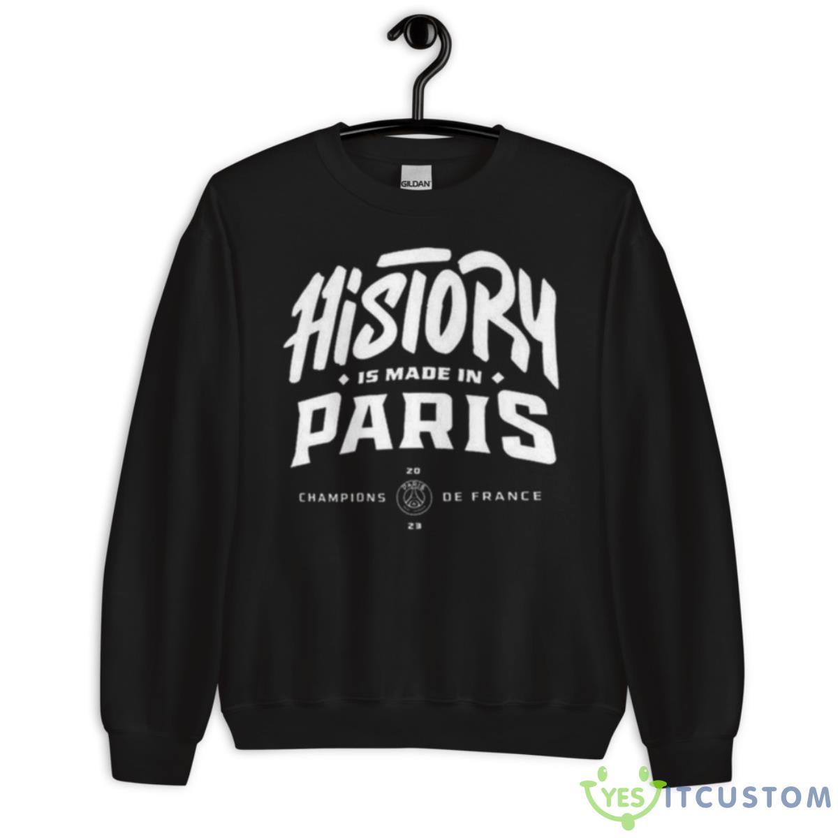 Paris Saint Germain 2023 Ligue 1 Champions T Shirt 13 Paris Saint Germain 2023 Ligue 1 Champions T Shirt - Unisex Crewneck Sweatshirt
