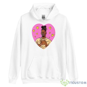 Pink Heart For Jimmy Butler shirt 7 Pink Heart For Jimmy Butler shirt - Unisex Heavy Blend Hooded Sweatshirt