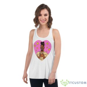 Pink Heart For Jimmy Butler shirt 8 Pink Heart For Jimmy Butler shirt - Women's Flowy Racerback Tank
