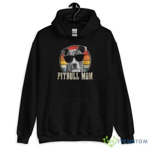 Pitbull Mom Christmas Sweatshirt 7 Pitbull Mom Christmas Sweatshirt - 18500 Unisex Heavy Blend Hooded Sweatshirt