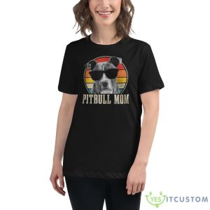 Pitbull Mom Christmas Sweatshirt 8 Pitbull Mom Christmas Sweatshirt - 6400 Women's Relaxed Short Sleeve Jersey Tee